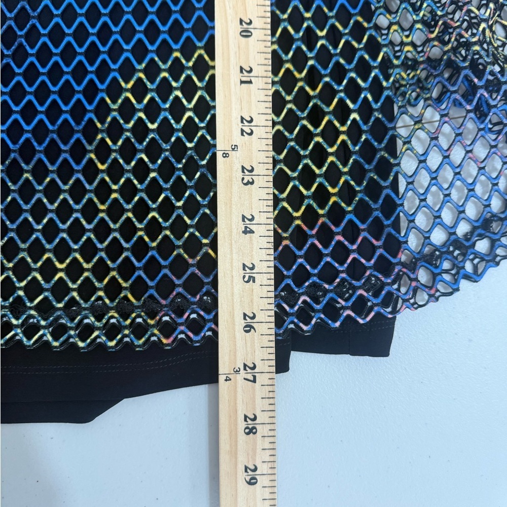 JOSEPH RIBKOFF MESH TUNIC MULTI Size 8 - Picture 7 of 7